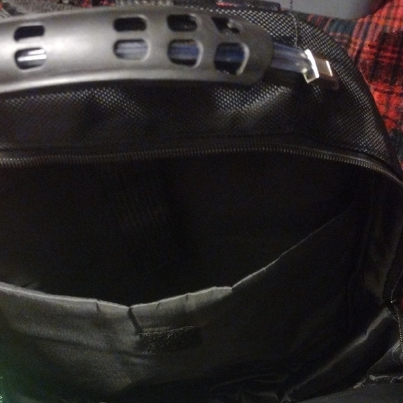 Sleek Black and Gray Backpackwith Laptop Or Tablet Compartment - Picture 9 of 11